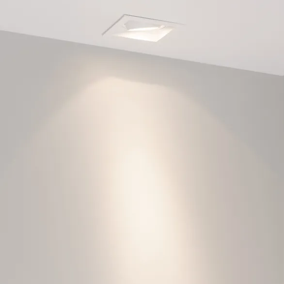 Светильник MS-VORTEX-BUILT-S90x90-12W Day4000 (WH-WH, 20 deg, 230V) (Arlight, IP20 Металл, 5 лет)