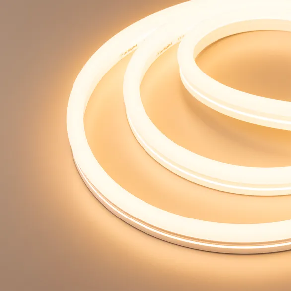 Светодиодная лента герметичная MOONLIGHT-SIDE-X336-12x24mm 230V Warm2400 (11 W/m, IP65, 50m, wire x1) (Arlight, Грибовидная форма)