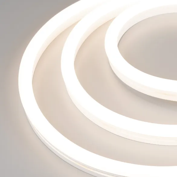 Светодиодная лента герметичная WAVE-SIDE-A120-12x25mm 230V Day4000 (12 W/m, IP67, 50m, wire x2) (Arlight, Грибовидная форма)