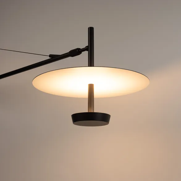 Светильник SP-CAMPANA-WALL-L1450-9W Warm3000 (BK, 130 deg, 230V, TELESCOPIC) (Arlight, IP20 Металл, 5 лет)