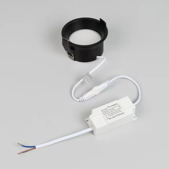 Светильник MS-BREEZE-BUILT-R82-9W Warm2700 (BK, 80 deg, 230V) (Arlight, IP20 Металл, 5 лет)