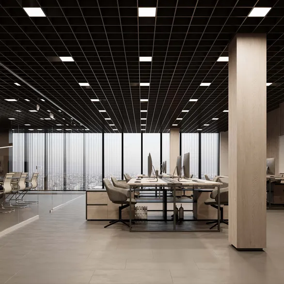 Светильник DL-GRIGLIATO-S190x190-24W Day4000 (BK, 100 deg, 230) (Arlight, IP40 Металл, 5 лет)