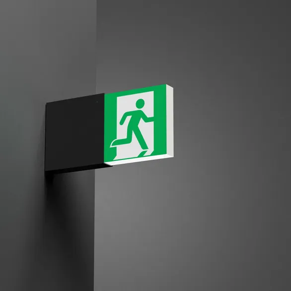 Световой указатель EMG-MARK-M-3H-BK (Arlight, IP40 Металл, 5 лет)