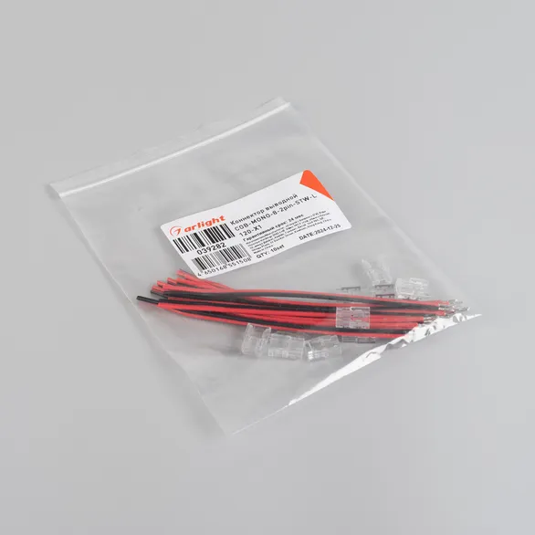 Коннектор выводной COB-MONO-8-2pin-STW-L120-X1 (Arlight, IP20 Пластик)