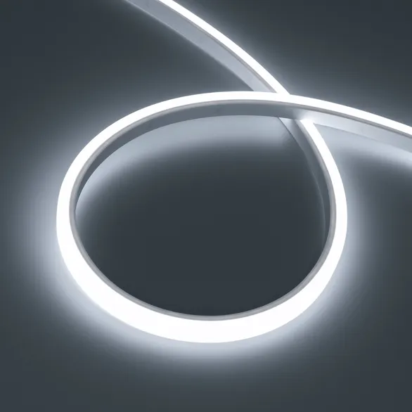 Светодиодная лента герметичная WAVE-TOP-PU-A144-10x10mm 24V White5700 (5 W/m, IP68, 3m, wire x1) (Arlight, Вывод боковой, 3 года)