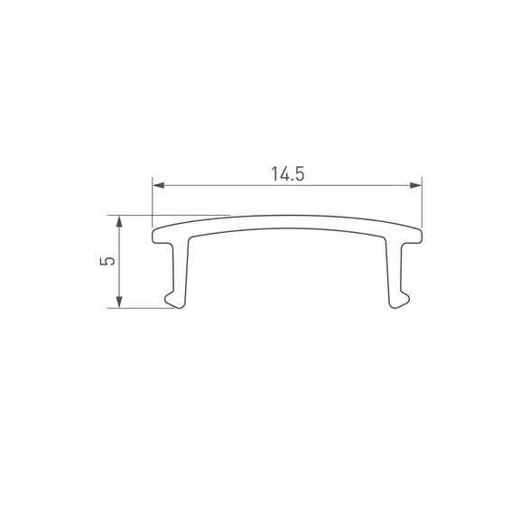 Экран WARDROBE-1930-2000 OPAL (Arlight, Пластик)