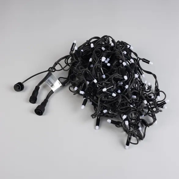 Светодиодная гирлянда ARD-EDGE-PRO-4000x600-BLACK-128LED-MILK-STD White (230V, 8W) (Ardecoled, IP65, 2 года)