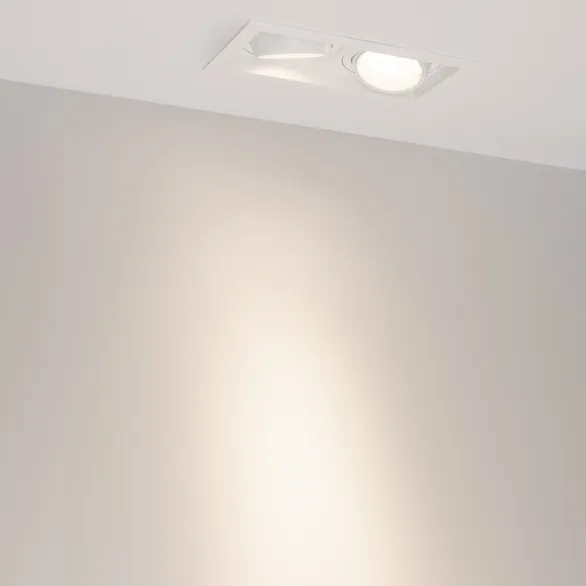 Светильник MS-VORTEX-BUILT-S210x117-2x20W Day4000 (WH-WH, 20 deg, 230V) (Arlight, IP20 Металл, 5 лет)