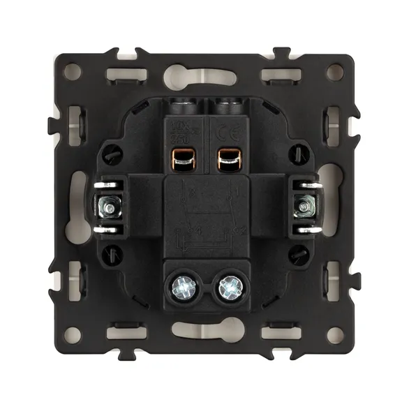 Механизм выключателя одноклавишный перекрёстный SWT-NOBE-MKX1-SFPL-WH (230V, 10A) (Arlight, -)