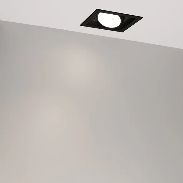 Светильник MS-VORTEX-BUILT-S140x140-30W Day4000 (BK-BK, 17 deg, 230V) (Arlight, IP20 Металл, 5 лет)