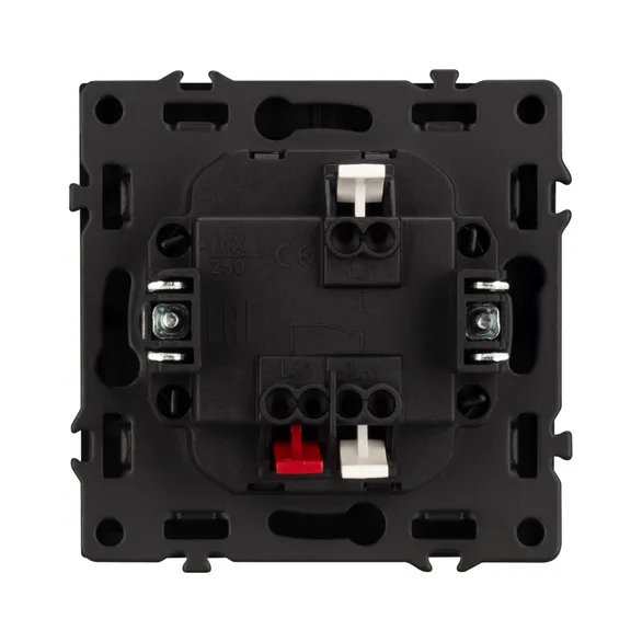 Механизм выключателя одноклавишный проходной LED SWT-NOBE-MKP1-SFPL-L-GR (230V, 10A) (Arlight, -)