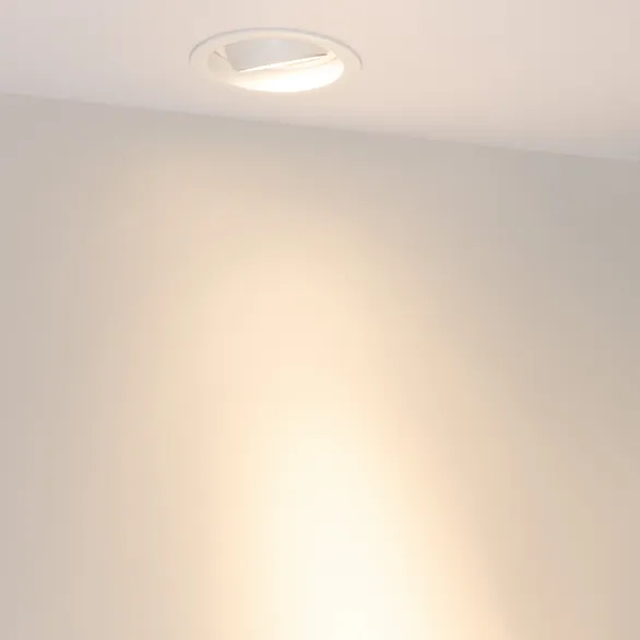 Светильник MS-VORTEX-BUILT-R110-20W Warm3000 (WH-WH, 20 deg, 230V) (Arlight, IP20 Металл, 5 лет)