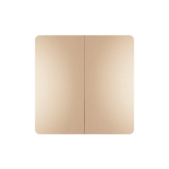 INTELLIGENT ARLIGHT Кнопочная панель KINETIC-801-22-2G-WP-SUF Gold (No battery, IP67, 433Mhz) (IARL, IP67 Пластик, 3 года)