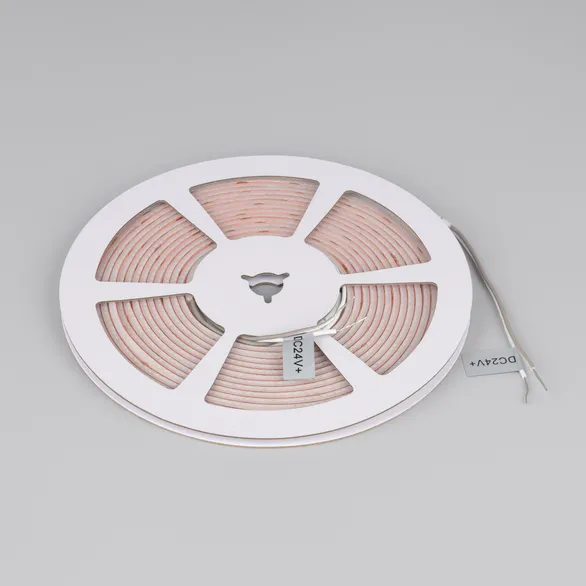 Светодиодная лента герметичная MICROLED-SEW-M320-3mm 24V Warm2400 (6 W/m, IP65, 5m) (Arlight, CRI>90)
