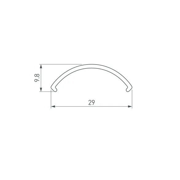 Экран ROUND-D36-360-2500 OPAL (Arlight, -)