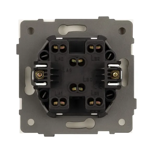 Механизм выключателя одноклавишный перекрёстный SWT-TENDO-MKX1-SFPL-WH (230V, 10A) (Arlight, -)