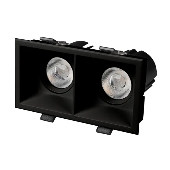 Светильник MS-FLOW-BUILT-S157x85-2x6W Warm3000 (BK, 38 deg, 230V) (Arlight, IP20 Металл, 5 лет)