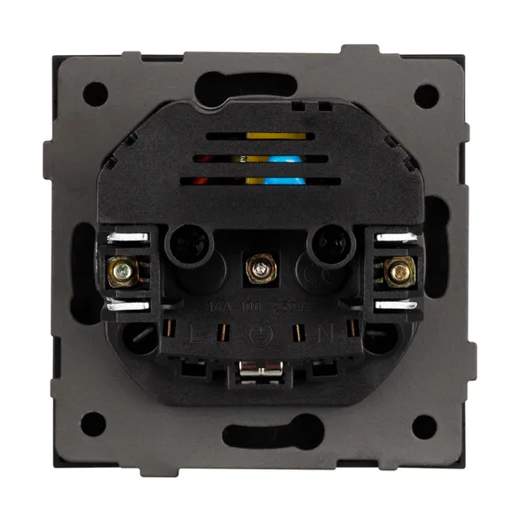 Механизм розетки с USB зарядкой SCT-TENDO-MUAC-SFPL-GR (230V, 16A) (Arlight, -)