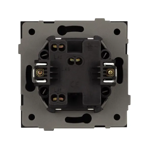 Механизм звонкового выключателя SWT-TENDO-MKR1-SFPL-BK (230V, 10A) (Arlight, -)