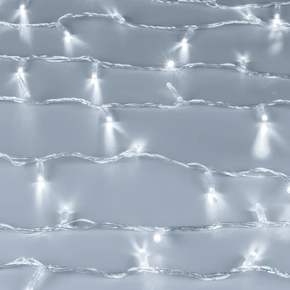 Светодиодная гирлянда Нить ARD-CLASSIC-10000-CLEAR-100LED-STD White (230V, 7W) (Ardecoled, IP65)