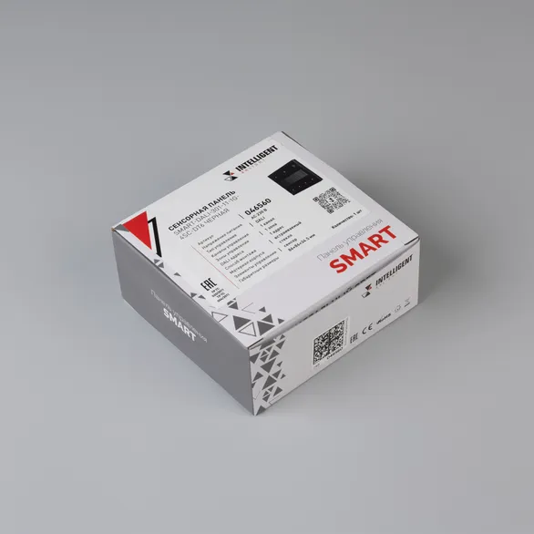 INTELLIGENT ARLIGHT Сенсорная панель SMART-DALI-301-11-1G-4SC-DT6 Черная (230V, встраиваемая, 2.4G) (IARL, IP20 Пластик, 5 лет)