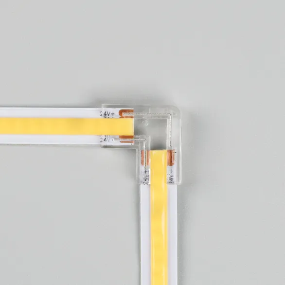 Коннектор угловой COB-MONO-8mm-2pin-STS (Arlight, Лента-Лента)