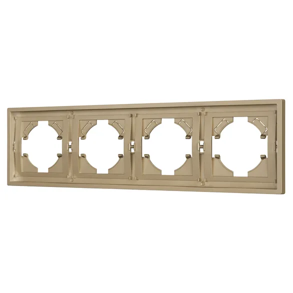 Рамка пластиковая FRM-TENDO-SFPL-4-GD (Arlight, -)