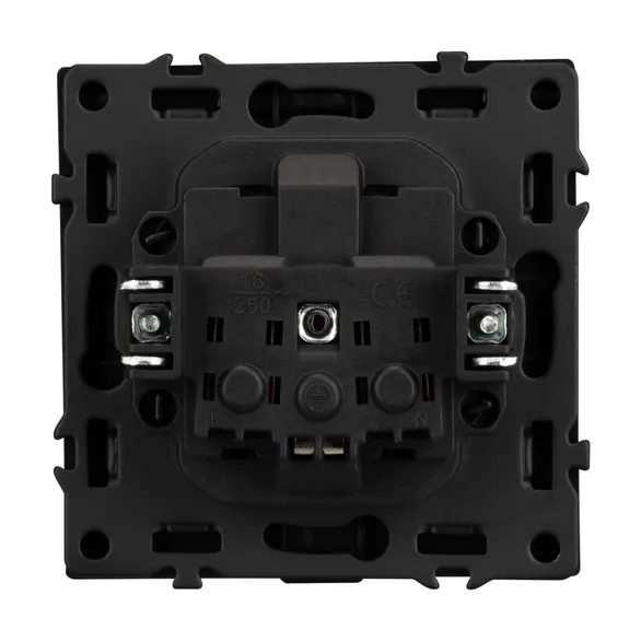 Механизм розетки влагозащищённый SCT-NOBE-MCP-SFPL-GR (230V, 16A) (Arlight, -)