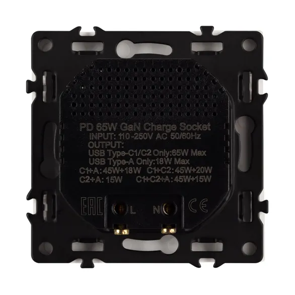 ARL NOBE USB Розетка тип А+С+С софт-тач никель SCT-MUACC-SFPL-FC-IS (65W, QC3) (Arlight, -)