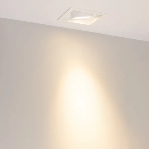 Светильник MS-VORTEX-BUILT-S140x140-30W Warm3000 (WH-WH, 30 deg, 230V) (Arlight, IP20 Металл, 5 лет)