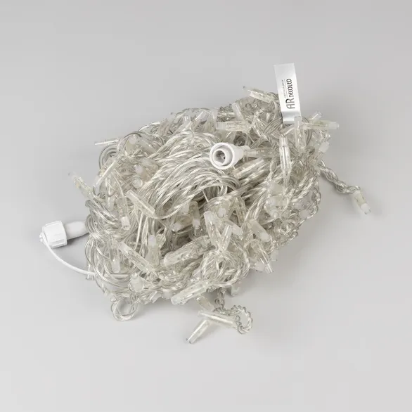 Светодиодная гирлянда ARD-STRING-CLASSIC-20000-CLEAR-200LED-SYNC RGB (230V, 13W) (Ardecoled, IP65)