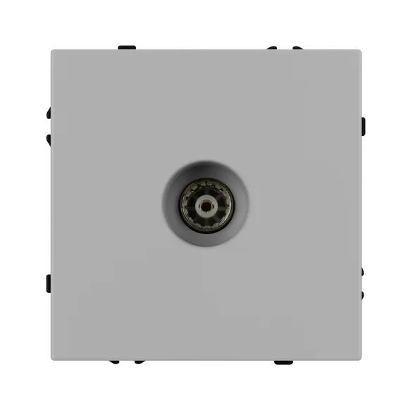 Механизм телевизионной розетки SCT-NOBE-MTV1-SFPL-IS (Arlight, Никель)