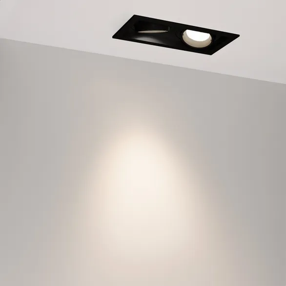 Светильник MS-VORTEX-BUILT-S210x117-2x20W Day4000 (BK-BK, 40 deg, 230V) (Arlight, IP20 Металл, 5 лет)