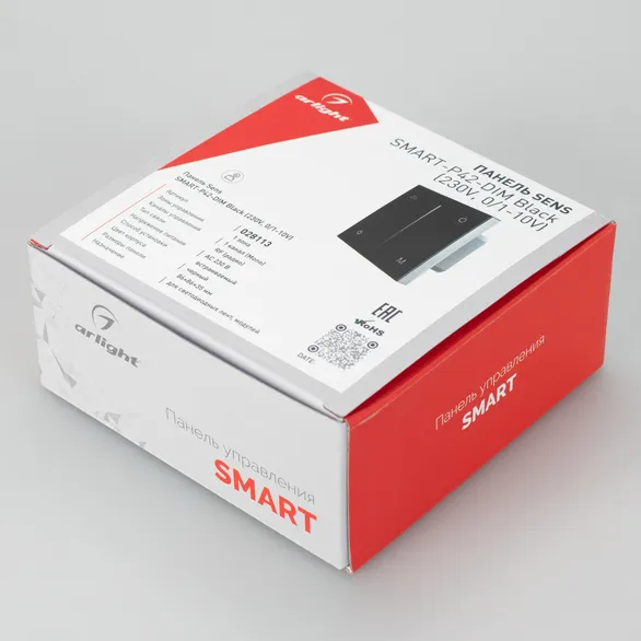Панель SMART-P35-DIM-IN Black (230V, 0-10V, Sens, 2.4G) (Arlight, IP20 Пластик, 5 лет)
