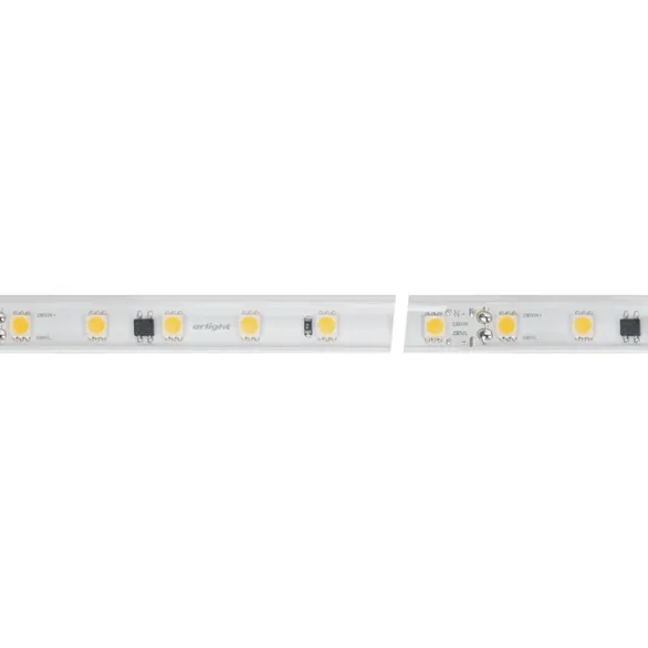 Светодиодная лента герметичная ARL-PV-B54-15.5mm 230V White6000 (8 W/m, IP65, 5060, 50m) (Arlight, 8 Вт/м, IP65)