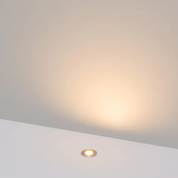 Светильник ART-PELURU-GROUND-R23-1W Warm2700 (SL, 100 deg, 24V) (Arlight, IP67 Металл, 3 года)