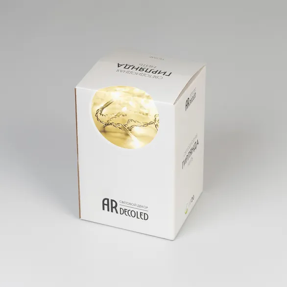 Светодиодная гирлянда ARD-STRING-HOME-5000-CLEAR-50LED-STD WARM (230V, 3.5W) (Ardecoled, IP20)