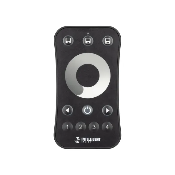 INTELLIGENT ARLIGHT Пульт SMART-801-52-4G-3SC-DIM Black (3V, 2.4G) (IARL, IP20 Пластик, 5 лет)