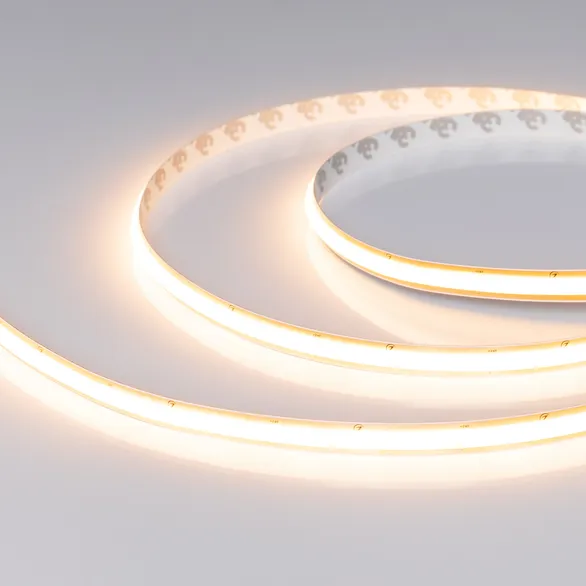 Светодиодная лента SOB-M288-10mm 24V Warm2700 (10 W/m, IP20, 5m) (Arlight, резка 1 светодиод)