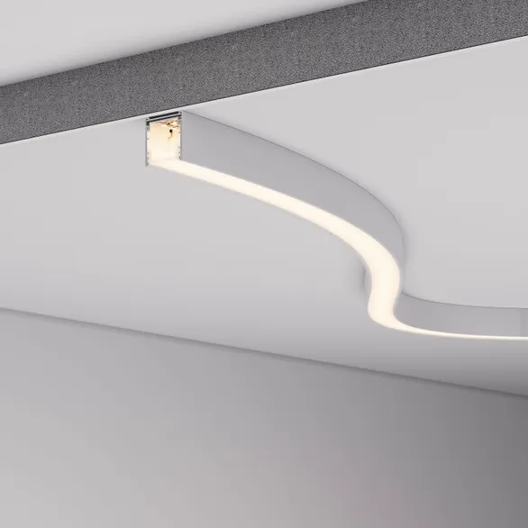 Профиль LINE-3535-BENT-SIDE-2000 ANOD (Arlight, Алюминий)