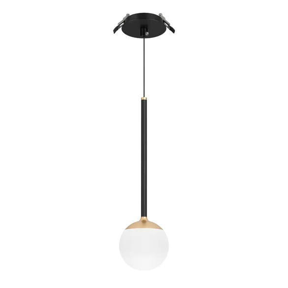 Светильник SP-BEADS-HANG-BUILT-T-R100-8W Warm3000 (BK-GD, 180 deg, 230V) (Arlight, IP20 Металл, 5 лет)