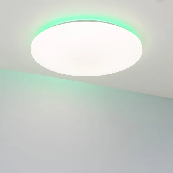 Светильник SP-FAVOR-R600-50W Day4000-MIX-RGB (WH, 100 deg, 230V, Tuya Zigbee) (Arlight, IP54 Пластик, 3 года)