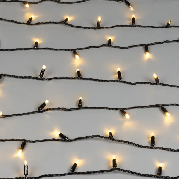 Светодиодная гирлянда ARD-STRING-CLASSIC-10000-BLACK-100LED-STD WARM (230V, 7W) (Ardecoled, IP65)