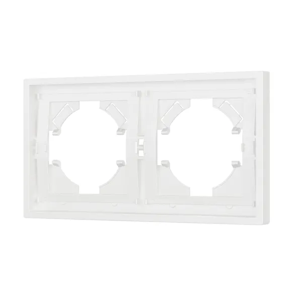 Рамка пластиковая FRM-TENDO-SFPL-2-WH (Arlight, -)