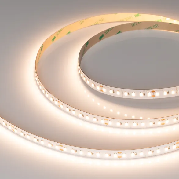 Светодиодная лента RT-A140-10mm 24V Warm2700 SUN (20 W/m, IP20, 2835, 5m) (Arlight, -)