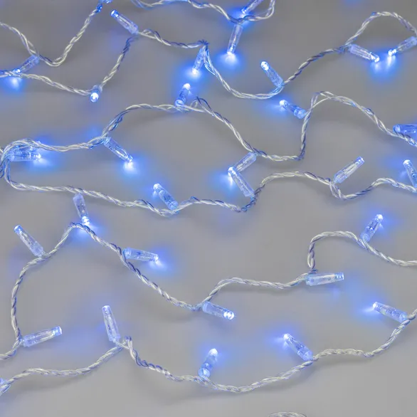 Светодиодная гирлянда ARD-STRING-CLASSIC-10000-CLEAR-100LED-STD BLUE (230V, 7W) (Ardecoled, IP65)