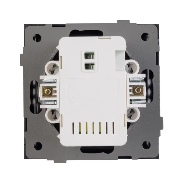Механизм USB розетки SCT-TENDO-MUAC-SFPL-BK (5V, 3A, QC3) (Arlight, -)