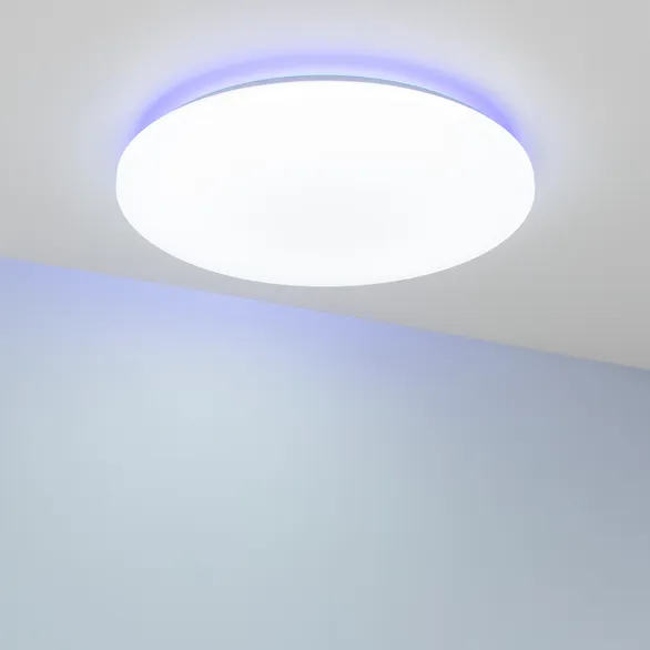 Светильник SP-FAVOR-R600-50W Day4000-MIX-RGB (WH, 100 deg, 230V, Tuya Zigbee) (Arlight, IP54 Пластик, 3 года)