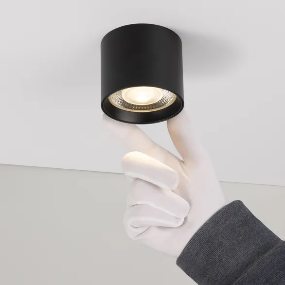 Светильник SP-DICE-R77-10W Warm3000 (BK, 24 deg, 230V) (Arlight, IP54 Металл, 5 лет)