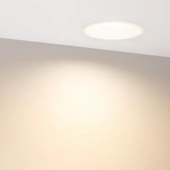 Светильник MS-BREEZE-BUILT-R125-16W Warm3000 (WH, 90 deg, 230V) (Arlight, IP20 Металл, 5 лет)